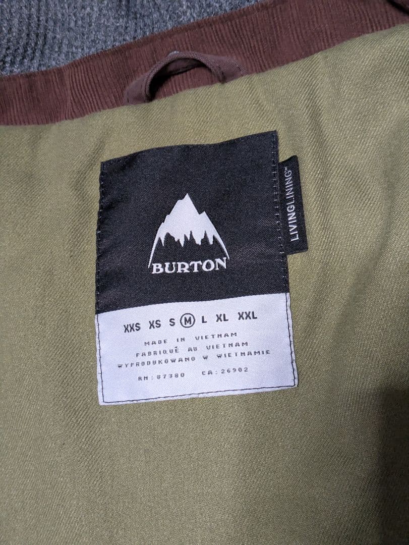 BURTONバートン オニール メンズ スノボードスノボースキーウェア サイズM
