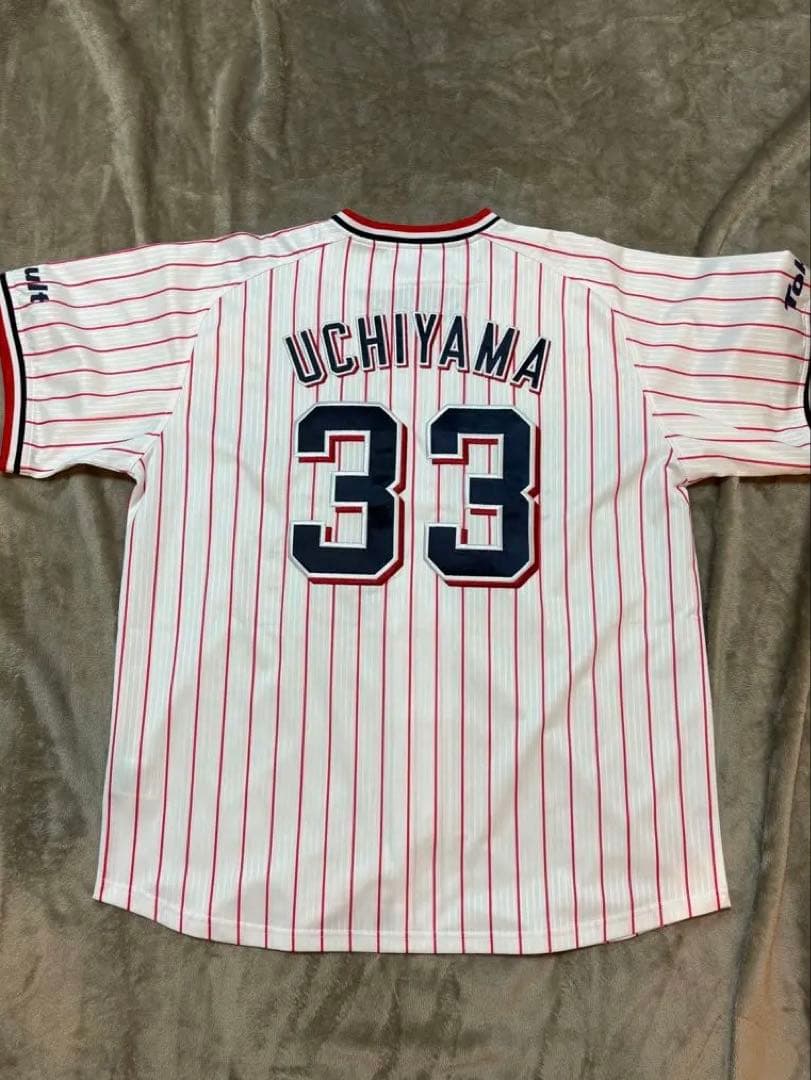 東京ヤクルトスワローズ　内山壮真　レプリカユニフォーム　ホーム　L