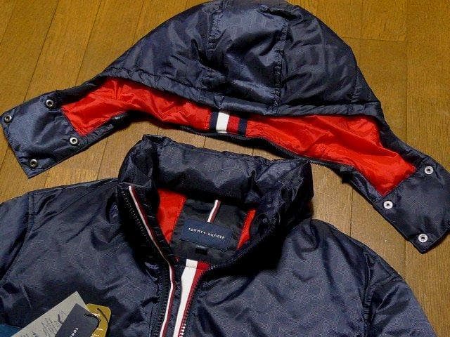 【大きい】2XL3XL日本サイズ位トミーヒルフィガー2WAYダウンジャケット同期