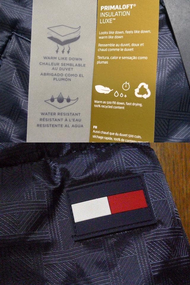 【大きい】2XL3XL日本サイズ位トミーヒルフィガー2WAYダウンジャケット同期