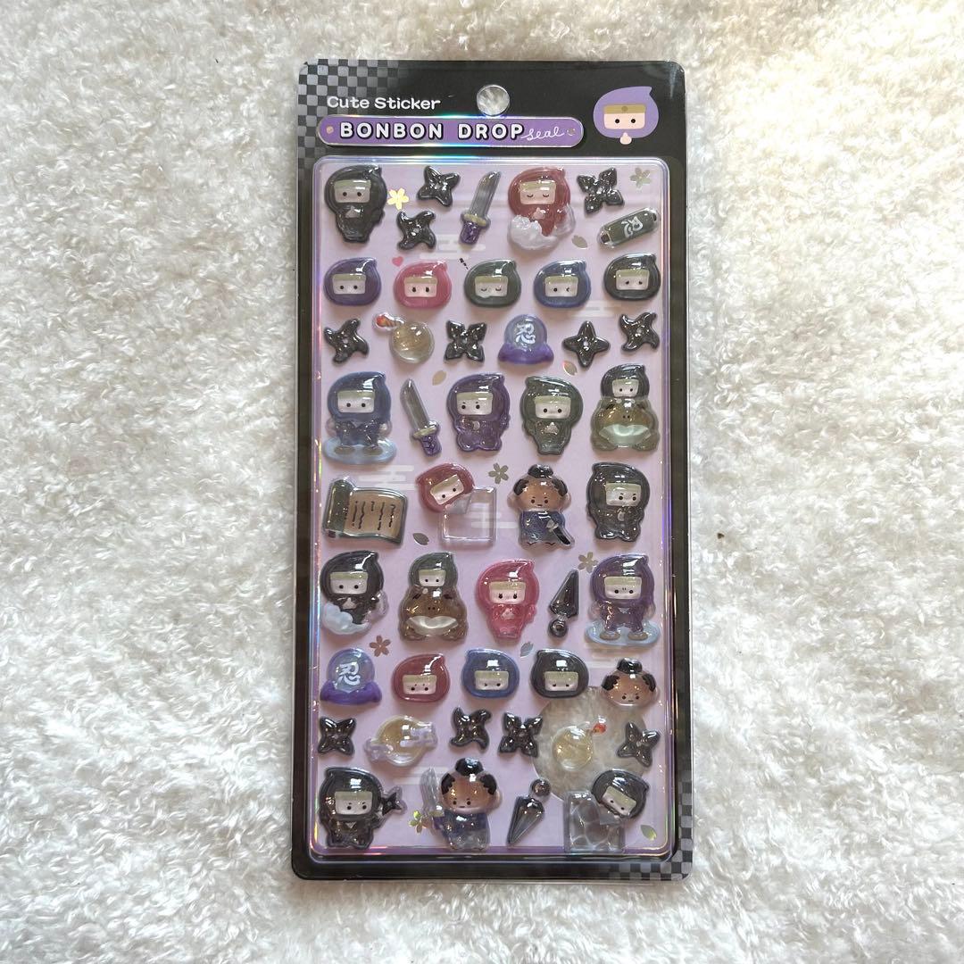 【正規品】ボンボンドロップシール和柄　7シートセット