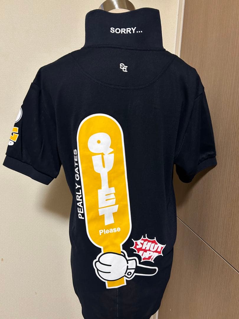PEARLY GATES メンズポロシャツ ネイビー　サイズ5 ほぼ未使用品