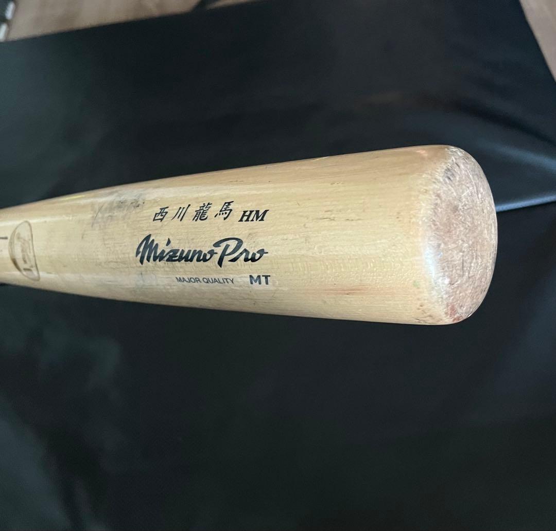 広島カープ　西川龍馬 #63　バット NPBマーク 支給品　実使用　オリックス