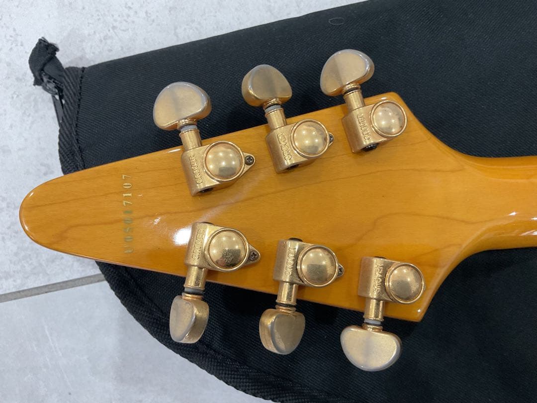 ギター 2005 epiphone Flying V 1958 korina