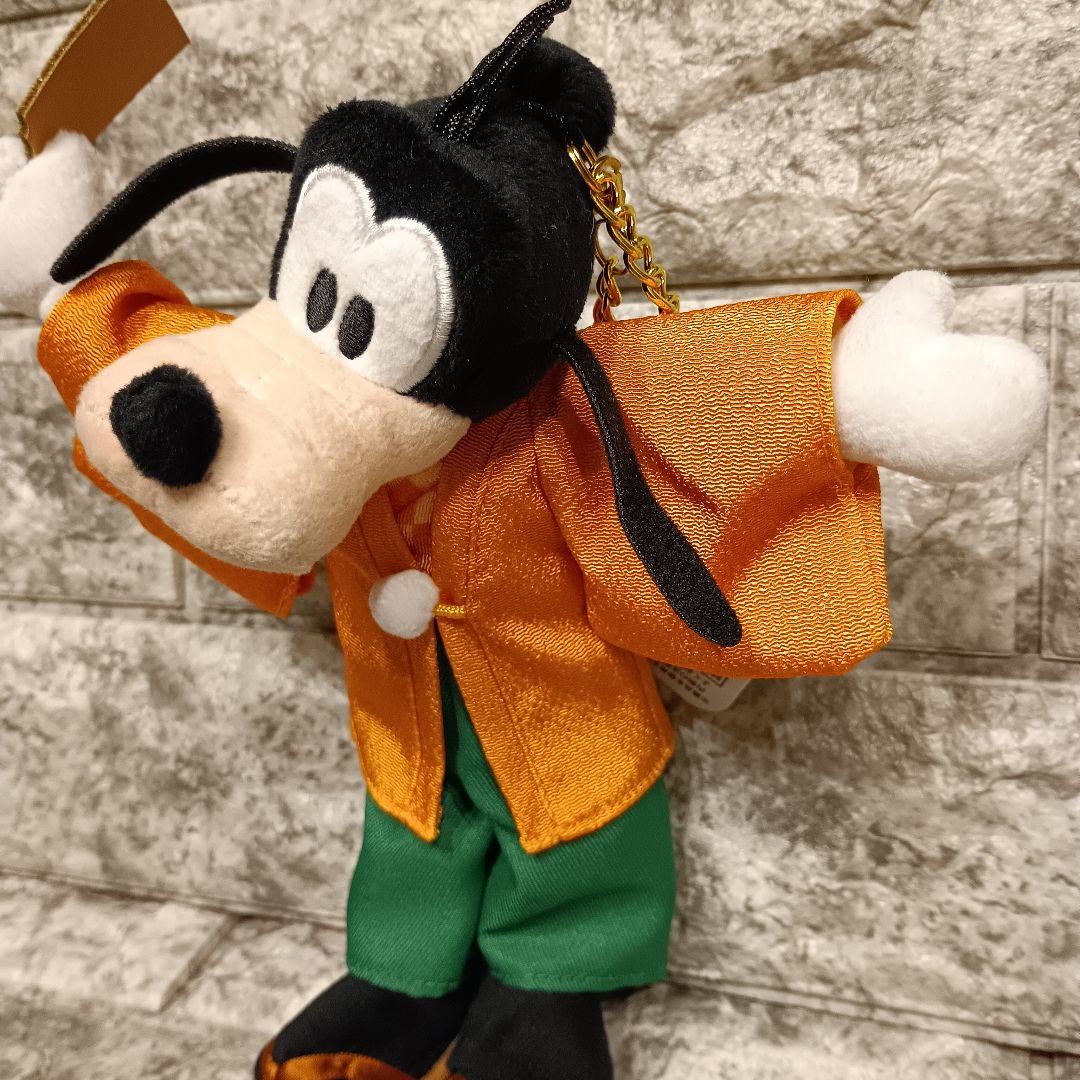 ディズニーストア グーフィー 正月着物 ぬいぐるみ キーチェーン