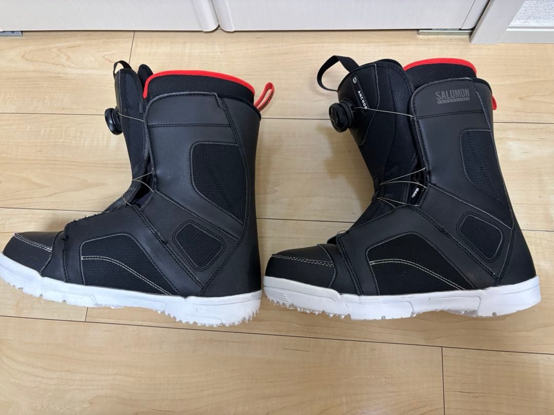 【ケース付】Salomon スノーボードブーツ ブラック　27.5cm