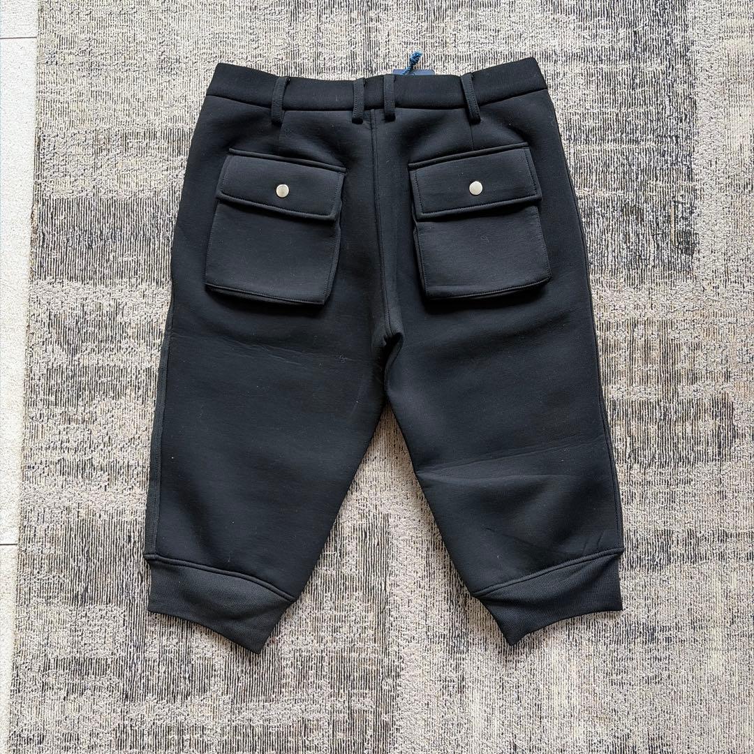 【Muta marine】新品⭐︎スウェットパンツ 七分丈　黒 前後ポケット付き