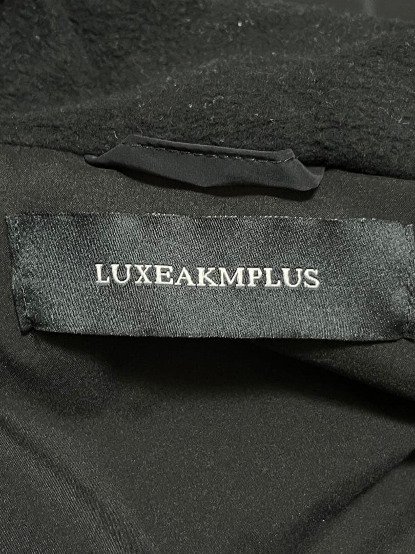 LUXEAKMPLUS　パデッドベスト　/XL　ブラック　ゴルフ　ロゴプリント