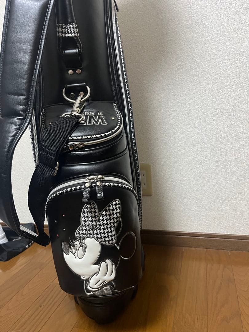 Minnie Mouse ゴルフキャディバッグ ブラック