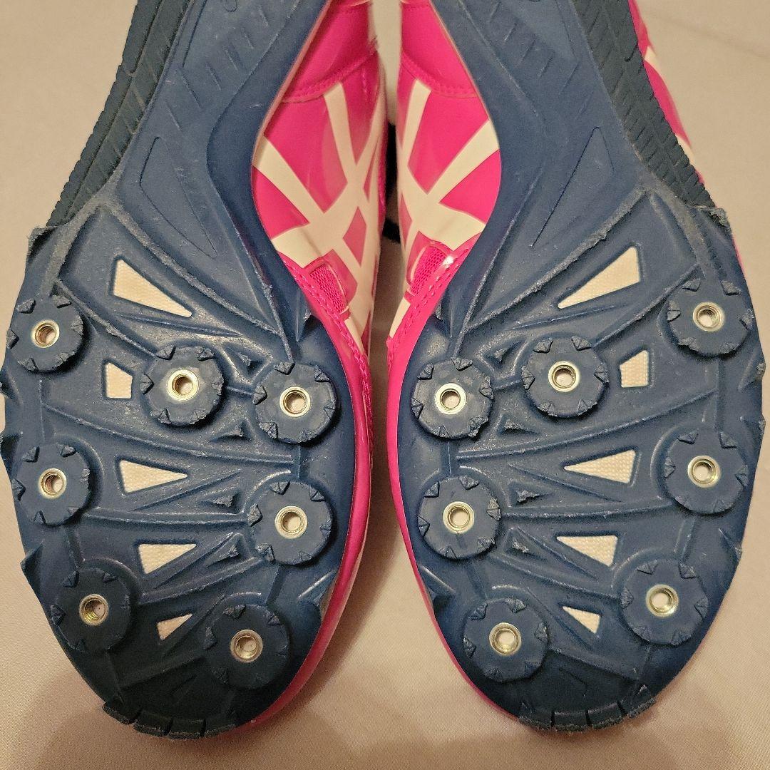 asicsエフォート　 スパイクシューズ　ピンク29センチ