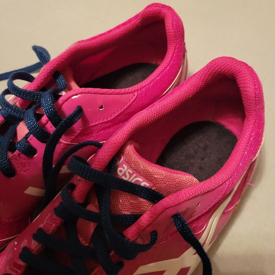 asicsエフォート　 スパイクシューズ　ピンク29センチ