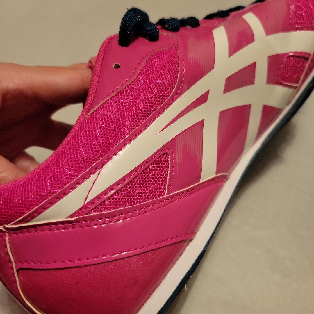 asicsエフォート　 スパイクシューズ　ピンク29センチ
