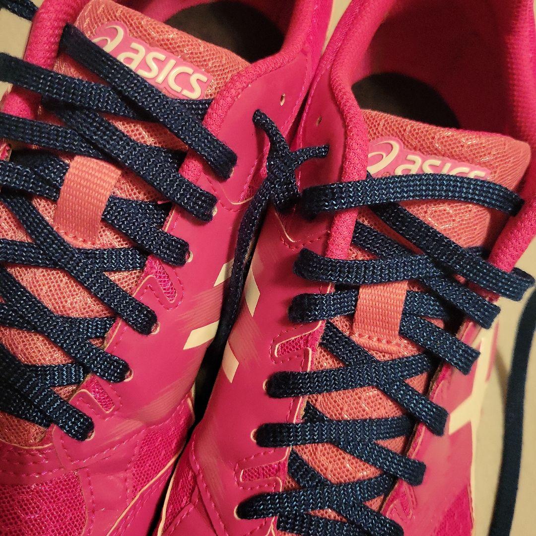 asicsエフォート　 スパイクシューズ　ピンク29センチ