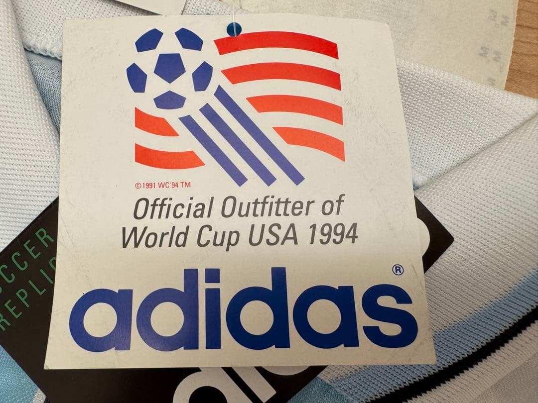 激レア 90s デッドストック アディダス アルゼンチン代表ユニフォーム 英国製