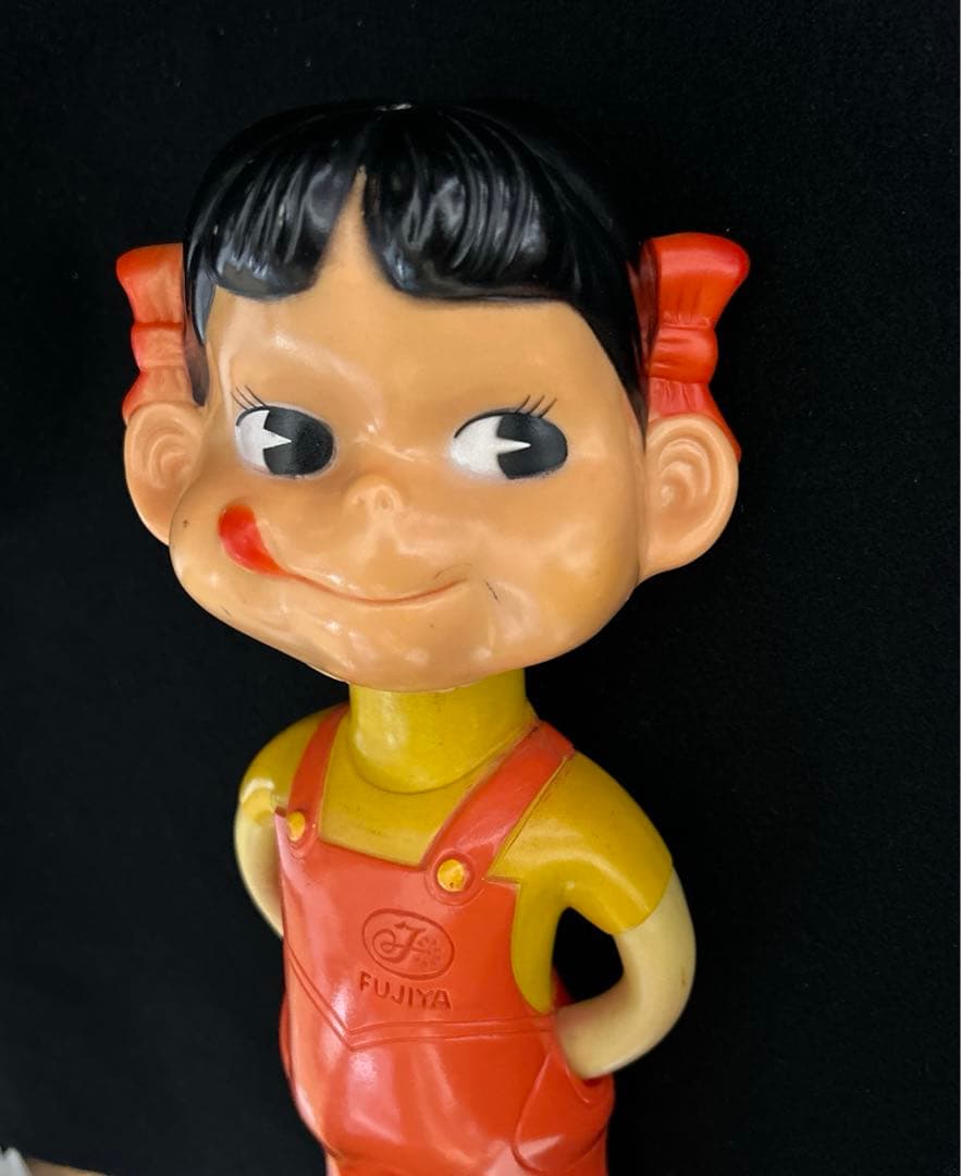 不二家　レトロペコちゃんボブルヘッド人形
