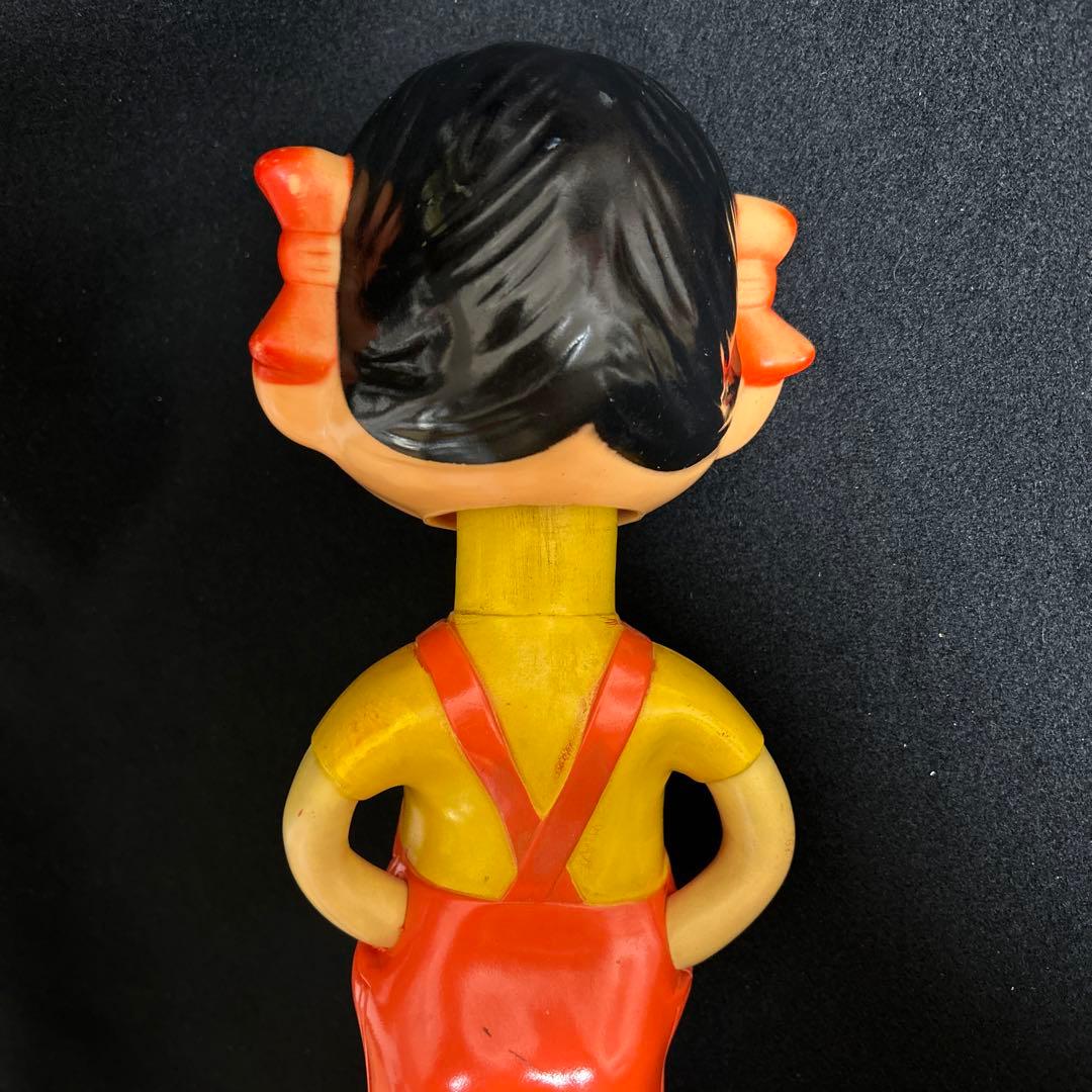 不二家　レトロペコちゃんボブルヘッド人形
