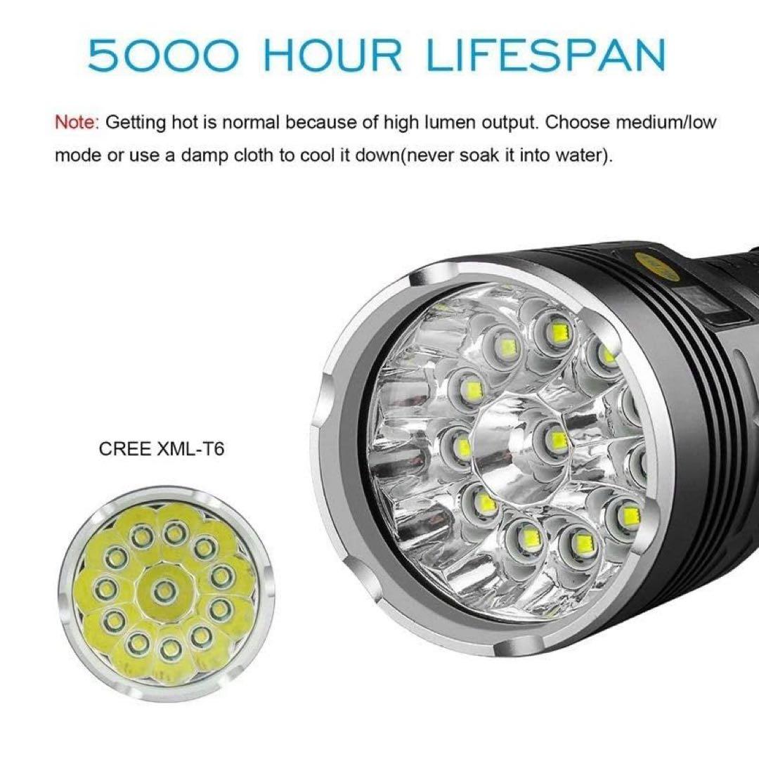 ⭐️懐中電灯 LED 強力 防災 停電対応 地震対策 登山 夜釣り 非常時