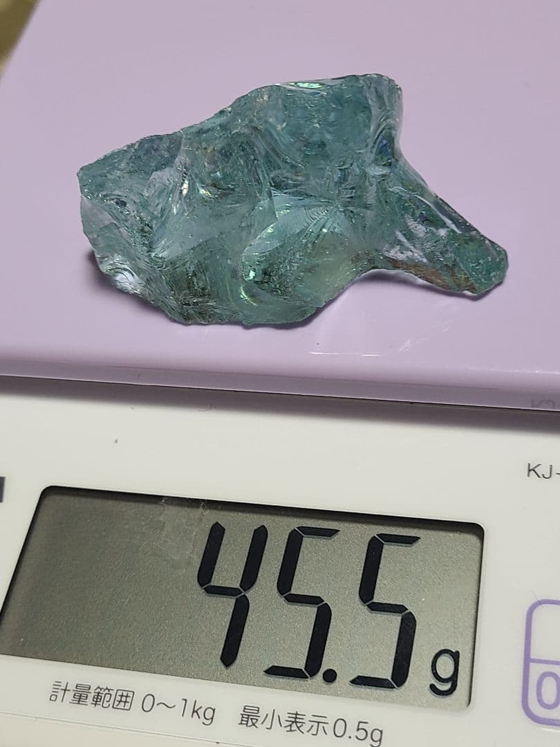 希少虹入り★シエラネバダ産アンダラクリスタル 45.5g★ シアンエンジェル
