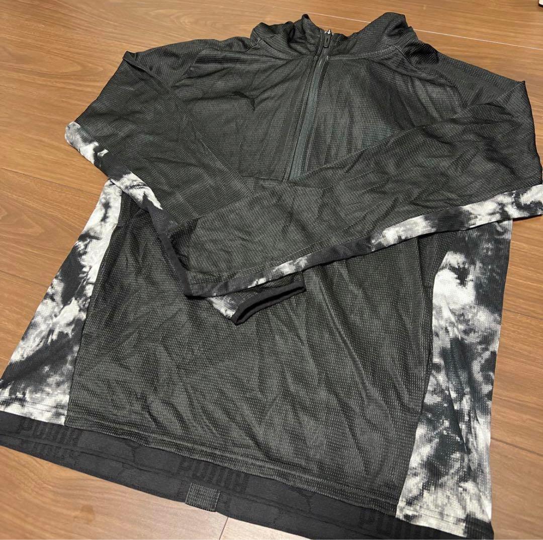 PUMA プーマ ジャージ(上下)黒　上XXLと下XL 川崎フロンターレモデル