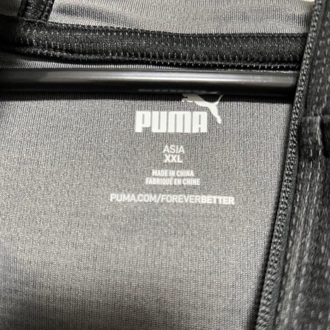 PUMA プーマ ジャージ(上下)黒　上XXLと下XL 川崎フロンターレモデル
