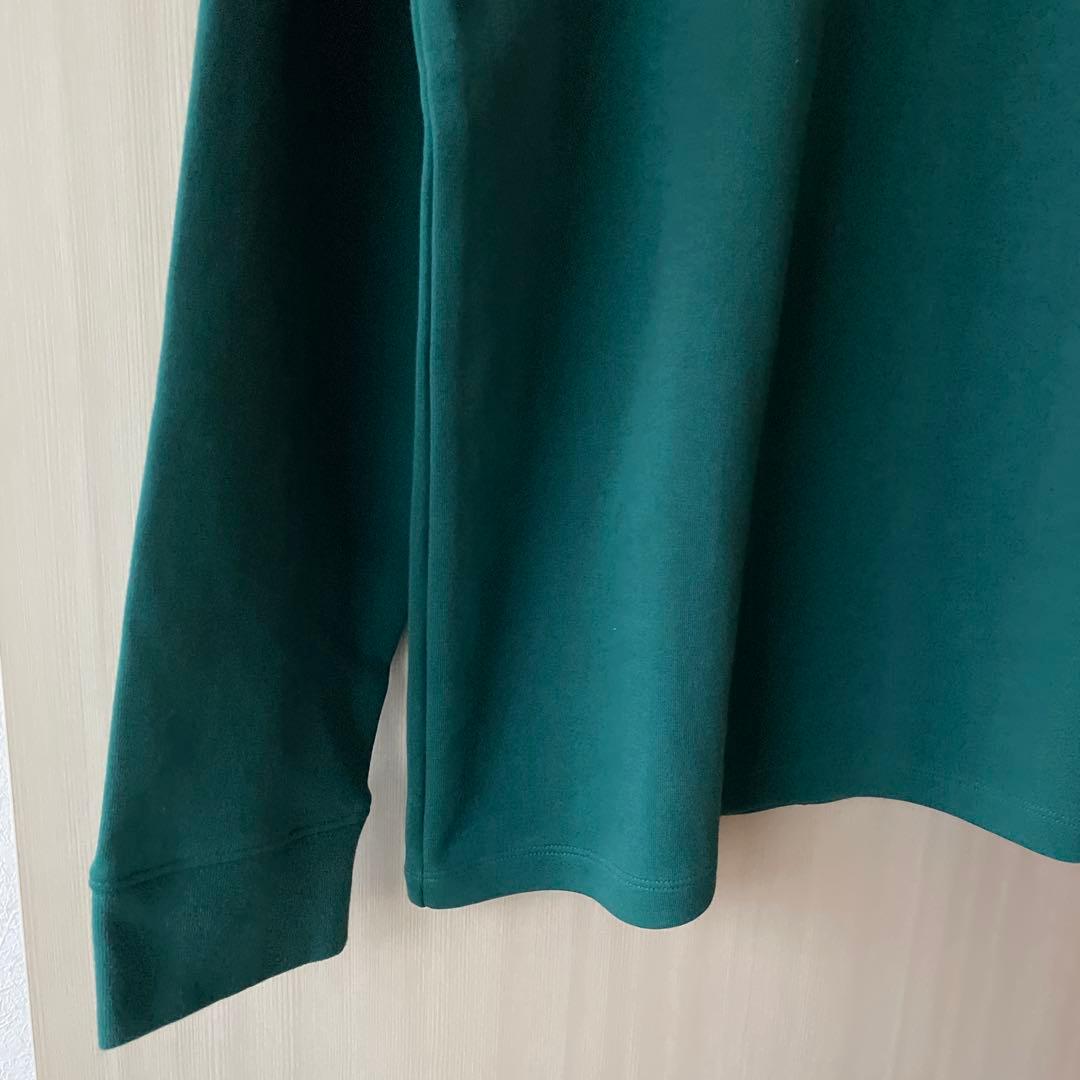 【新品】adidas ゴルフウェア　XL 長袖ポロシャツ　襟付き　グリーン