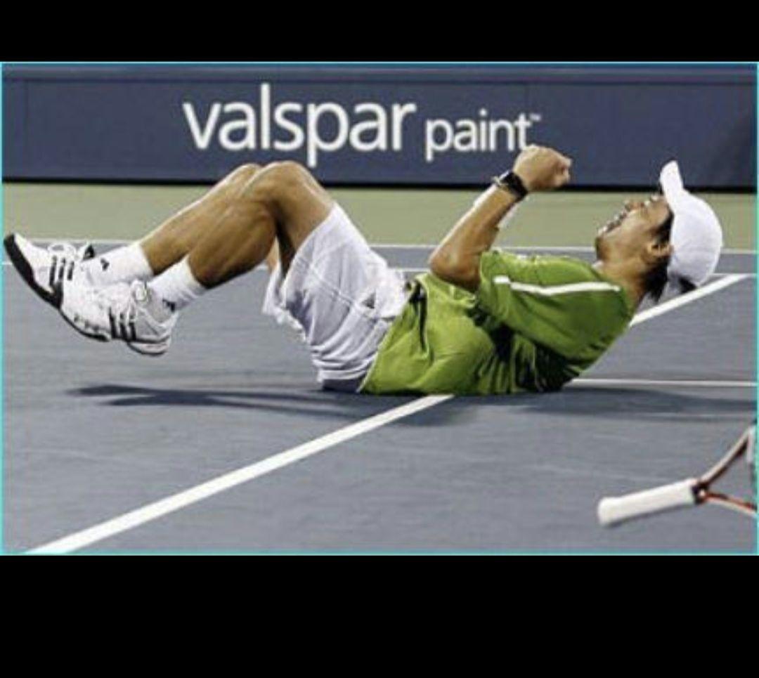 adidas　錦織圭選手　2008年　全米オープン着用モデル　テニスウェア　L