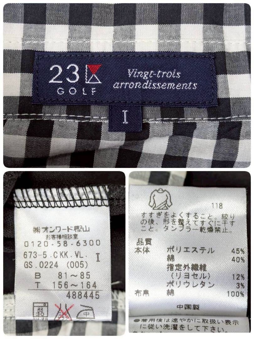 【6点まとめ売り】23区GOLFゴルフウェア ポロシャツ カットソー Ｓ〜Ｍ相当