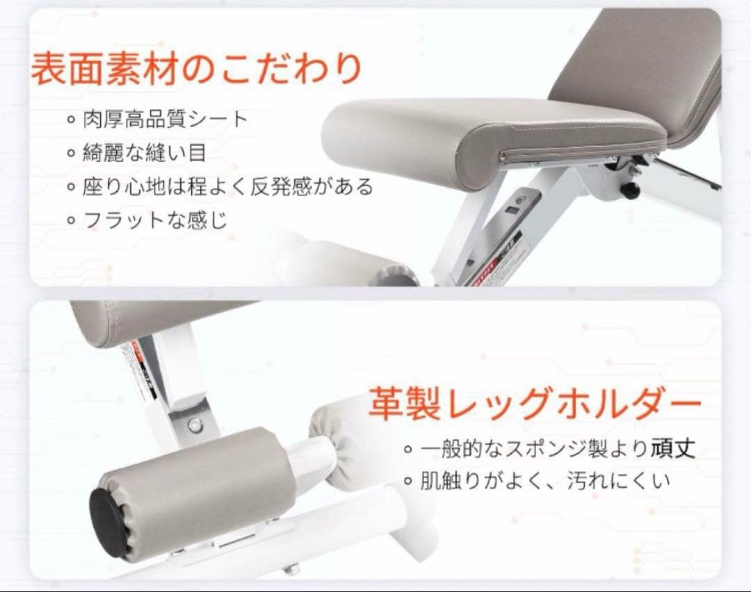 RITFIT トレーニングベンチ インクラインベンチ 可変式フラットベンチ