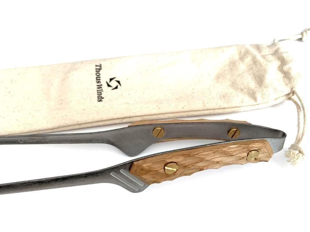 新品 ThousWinds ステンレス トング 名栗加工 豪華2個セット