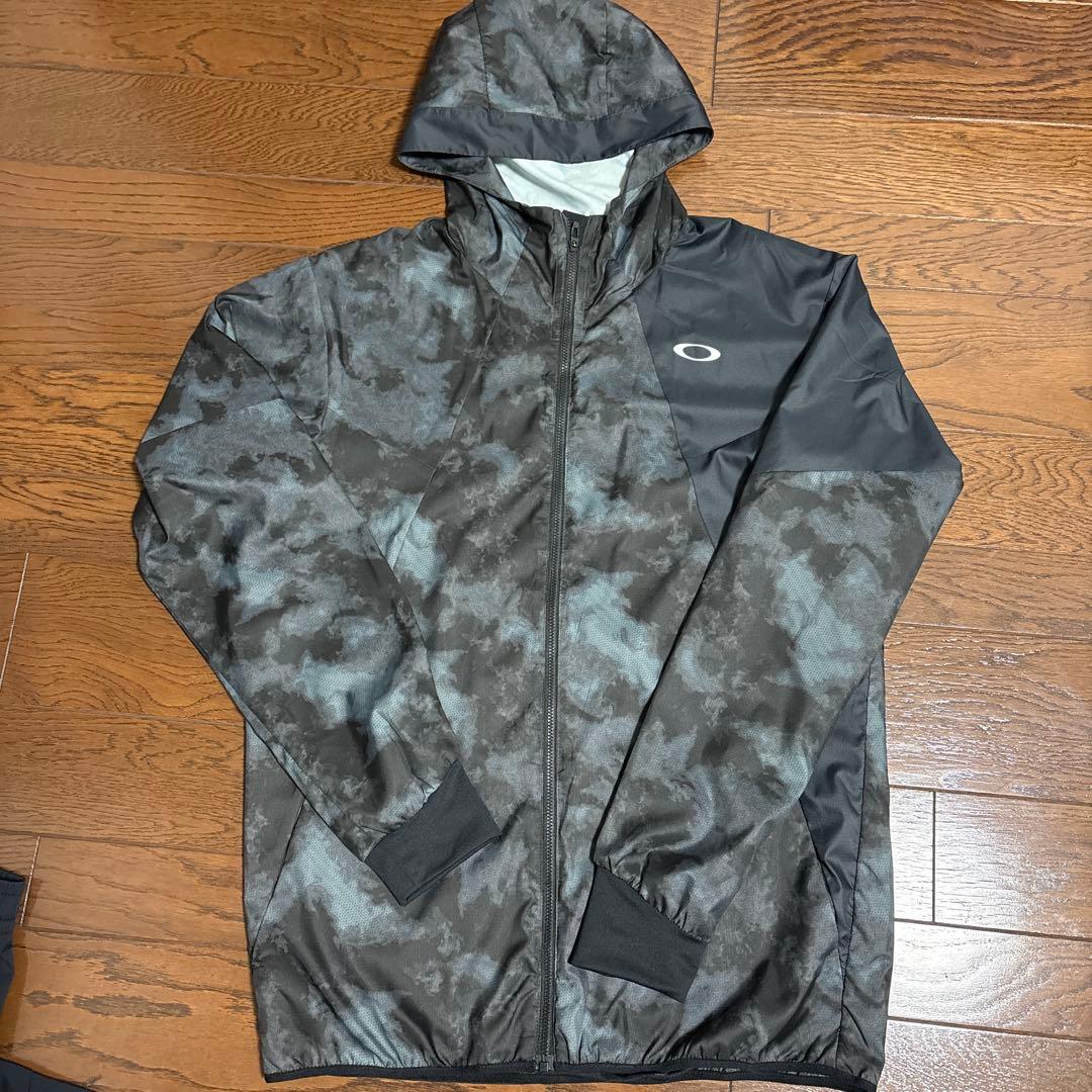 OAKLEY オークリー　メンズ　ランニングウインドブレーカー上下　XL