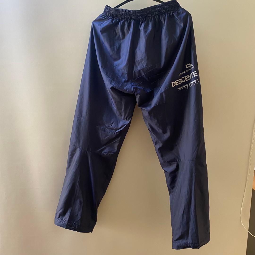 DESCENTE ネイビー ウィンドブレーカー上下セット