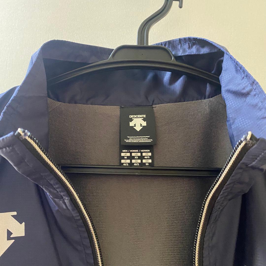 DESCENTE ネイビー ウィンドブレーカー上下セット