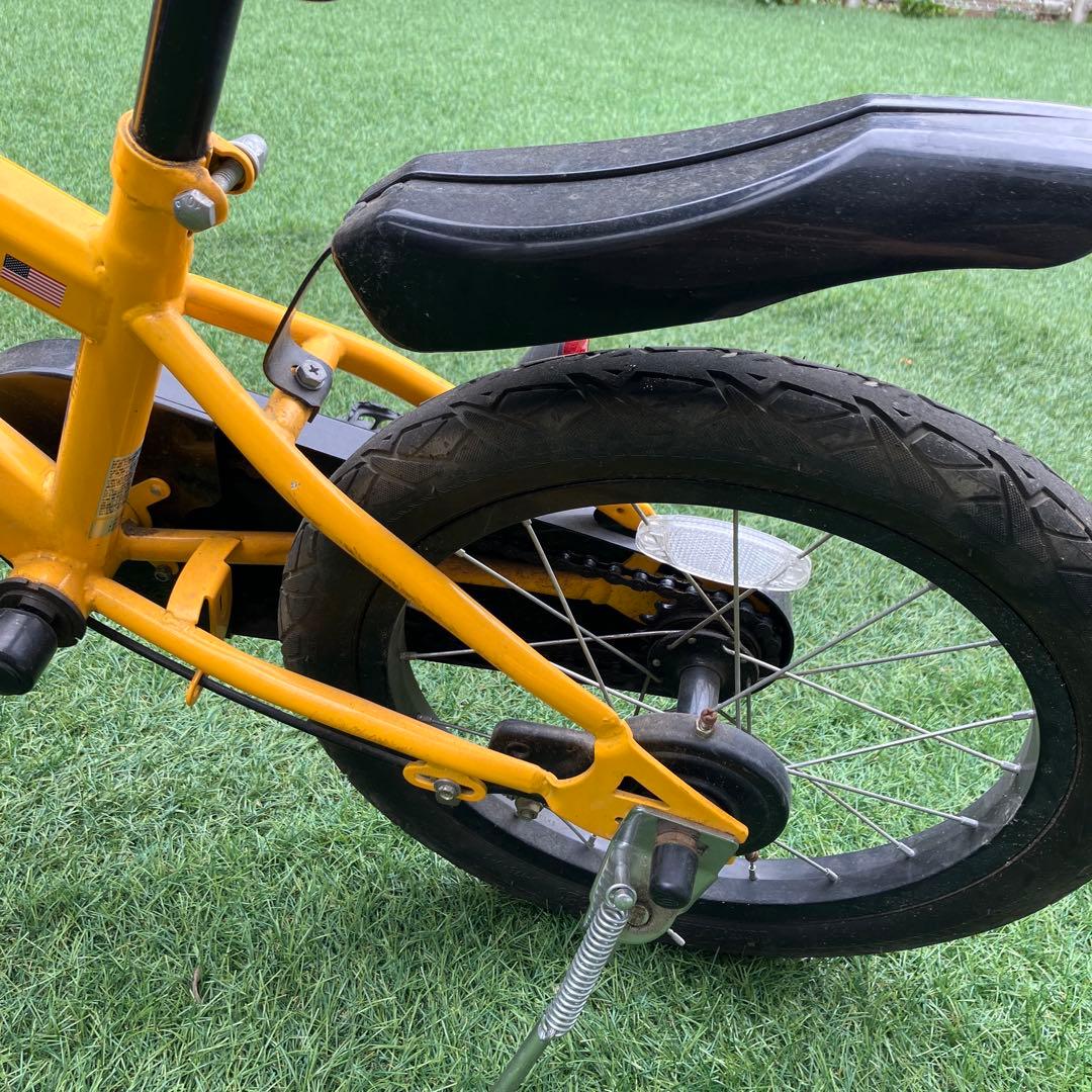 【引取限定】HUMMER 子供用自転車 イエロー 16インチ
