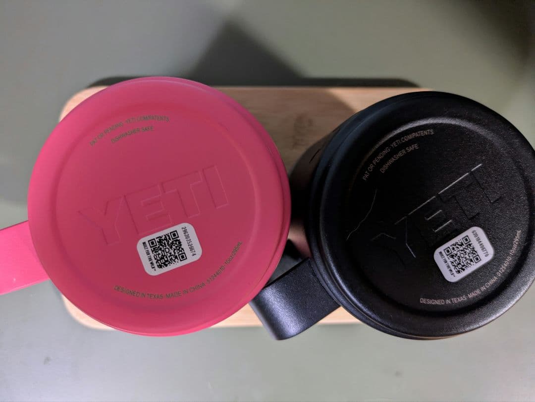 YETI 10oz スタッカブルマグデュラシップ　黒 ピンク セット