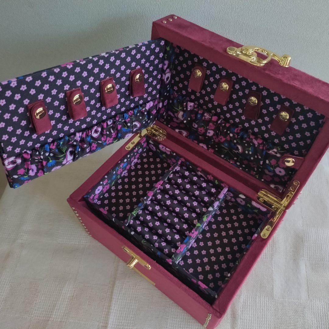 ANNA SUI　Francfranc　ジュエリーボックスS　ダークレッド
