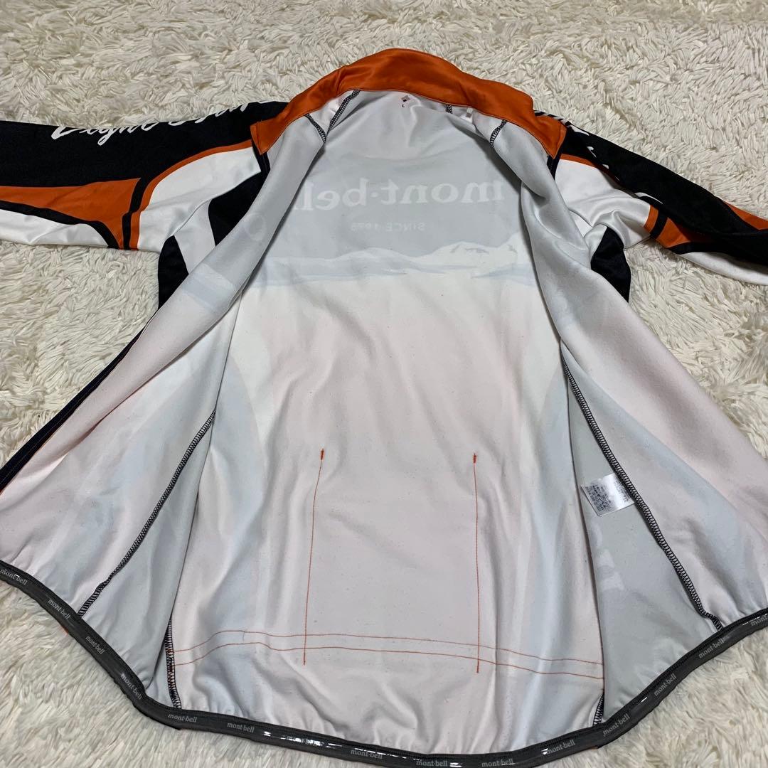 【美品】mont-bell モンベルWICサイクル　ロングスリーブ　ジャージ