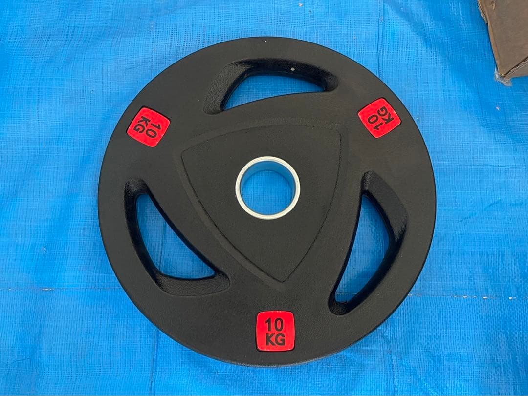 【送料無料】Φ50mm ラバー バーベルプレート オリンピックシャフト