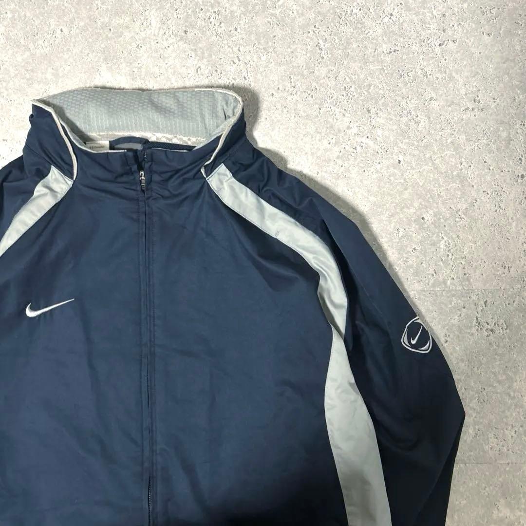 NIKE 00s ナイロンジャケット ウィンドブレーカー ネイビー XL