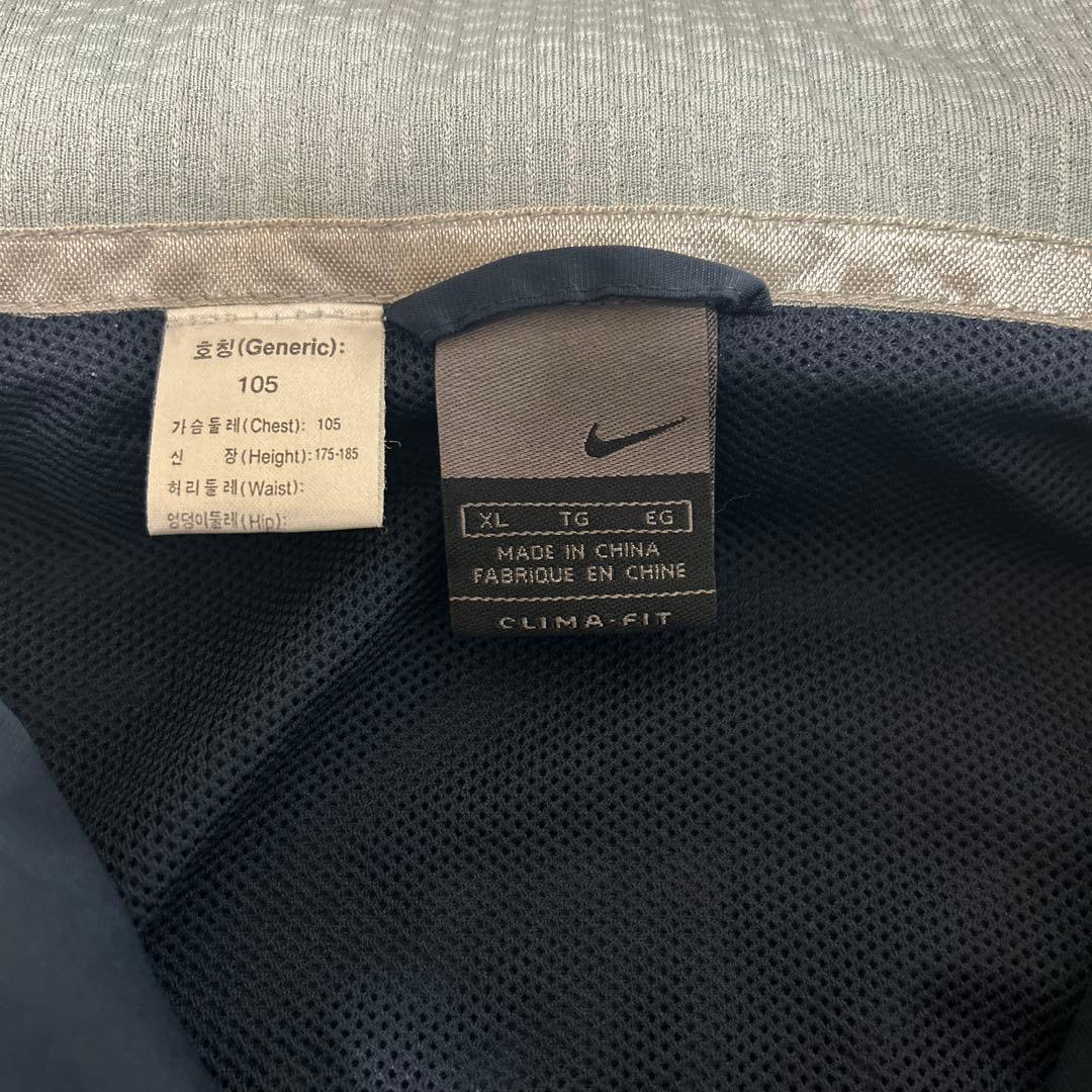 NIKE 00s ナイロンジャケット ウィンドブレーカー ネイビー XL