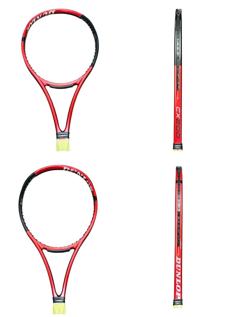 美品 DUNLOP CX200 テニスラケット3本セット