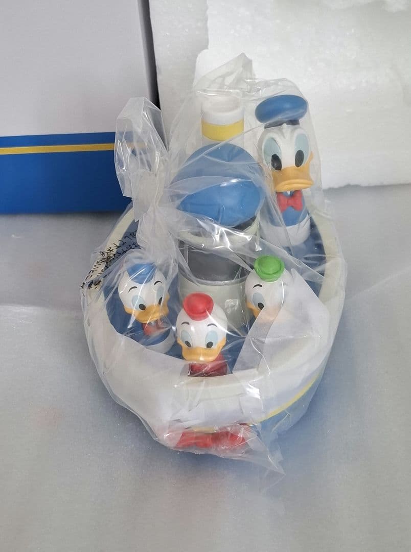 ドナルドダック ボート型小物入れ　コットンボックス