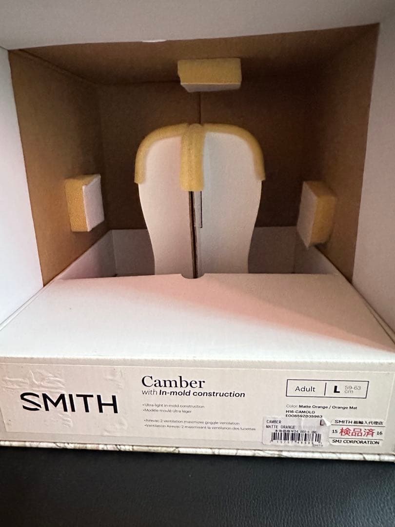 美品smith スミス Camber Lサイズ ヘルメット