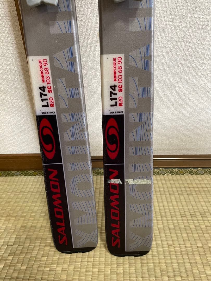 山スキーセット　SALOMON板+ DIAMIR + ブーツ + シール