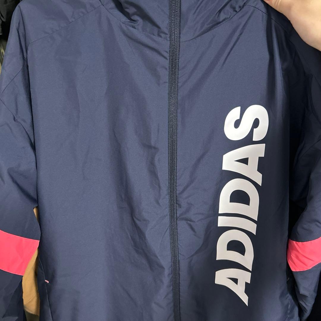 ADIDAS ウォームアップウェア セットアップ ネイビー・ピンク