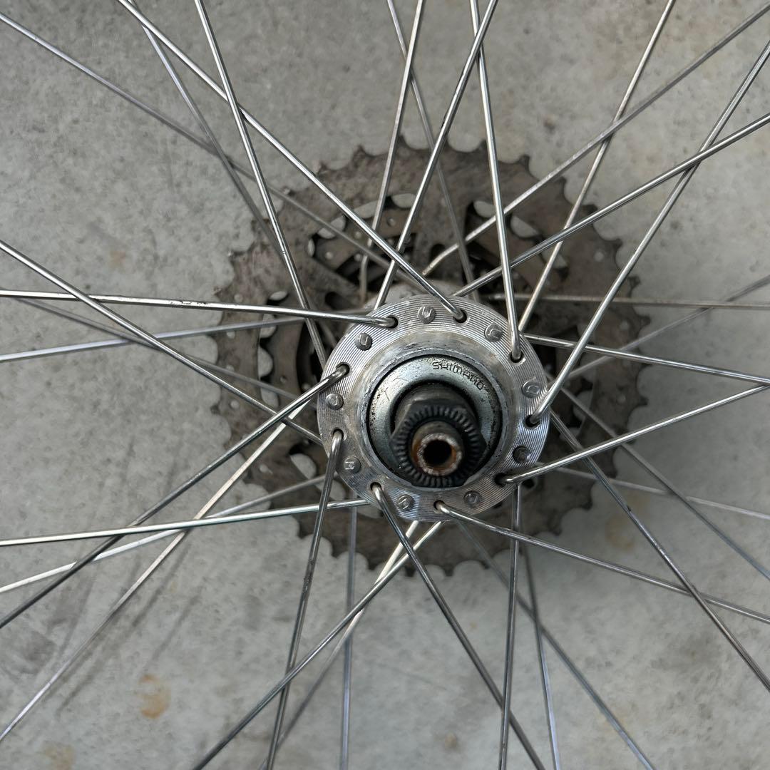 ちゃお@ MTB SHIMANO 26インチホイール タイヤ　前後