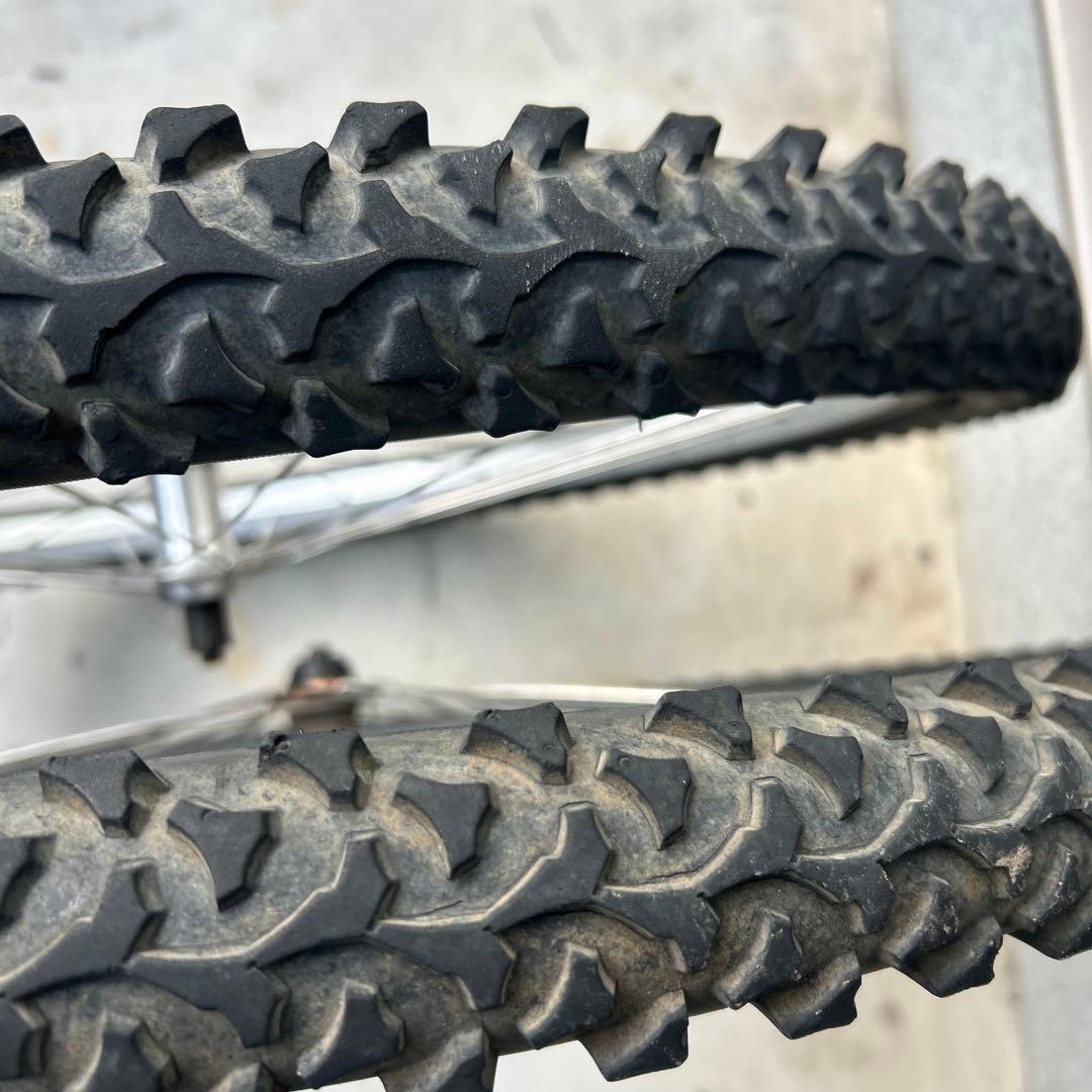 ちゃお@ MTB SHIMANO 26インチホイール タイヤ　前後