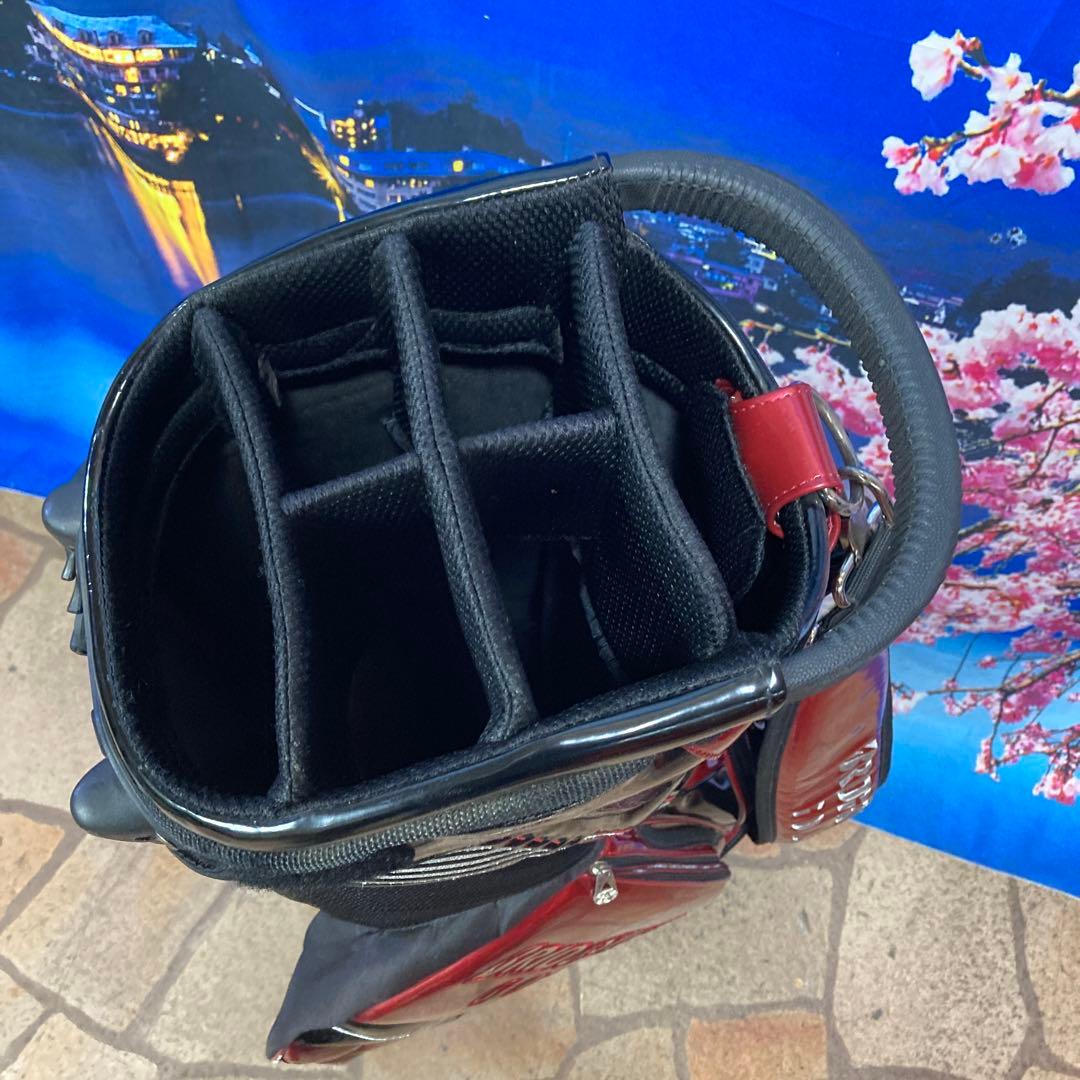 寶BU-1089 BRIDGESTONE スタンド式 キャディバッグ レッド