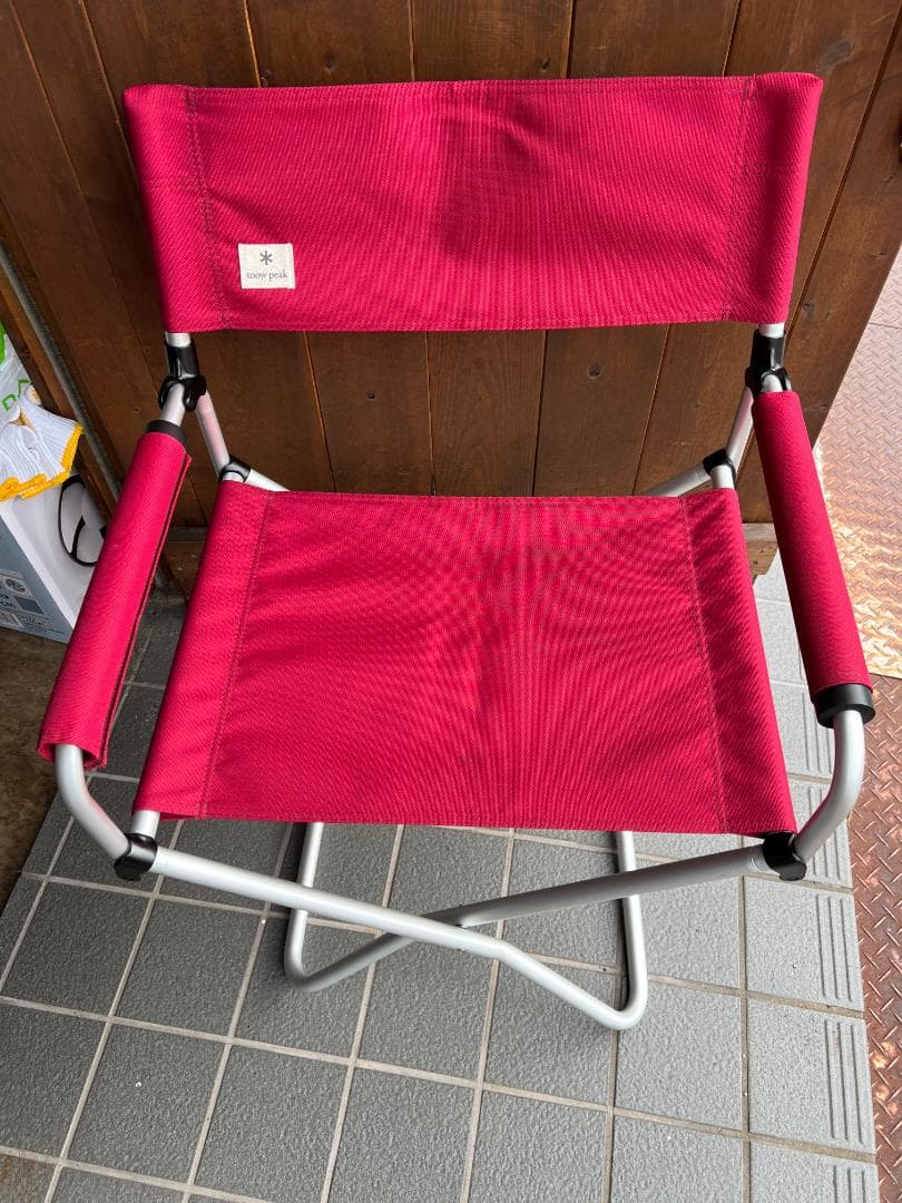 スノーピーク　 FDチェア レッド　2脚セット