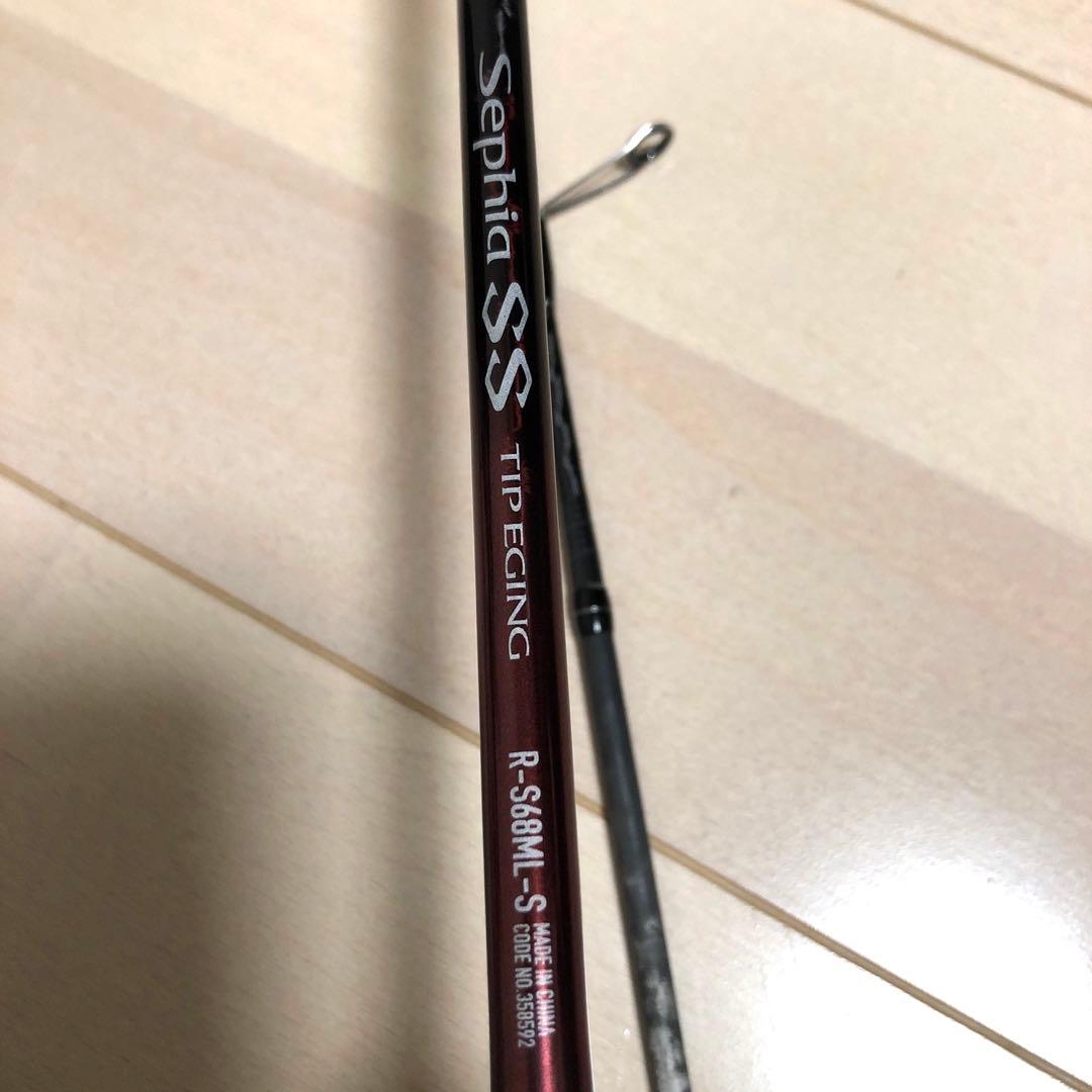 24 セフィア SS ティップエギング R-S68MＬ-S 美品 ティップラン