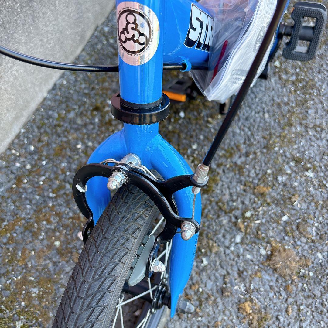 ストライダー 14x ブルー　走行少なめ　部品あり　自宅保管　自転車　人気